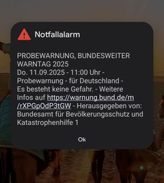 Es warnt schon wieder!
