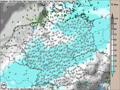 Strenger Frost in den Mittelgebirgen