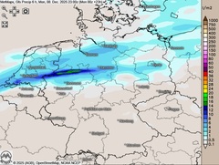 Regenaufzug im Westen und Nordwesten