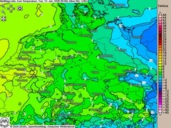 Regen trifft auf gefrorene B&ouml;den