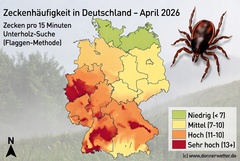Zeckenprognose April