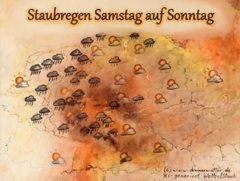 Saharstaubregen